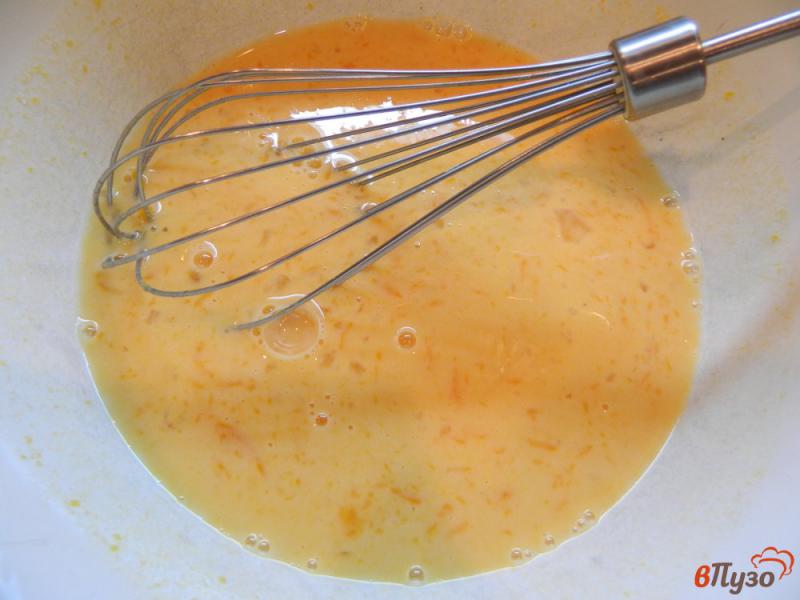 Фото приготовление рецепта: Тыквенные блинчики с апельсиново-лимонным соусом шаг №2
