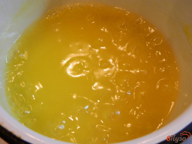 Фото приготовление рецепта: Тыквенные блинчики с апельсиново-лимонным соусом шаг №8