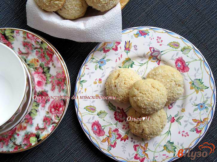 Фото приготовление рецепта: Яблочно-кокосовое печенье шаг №6