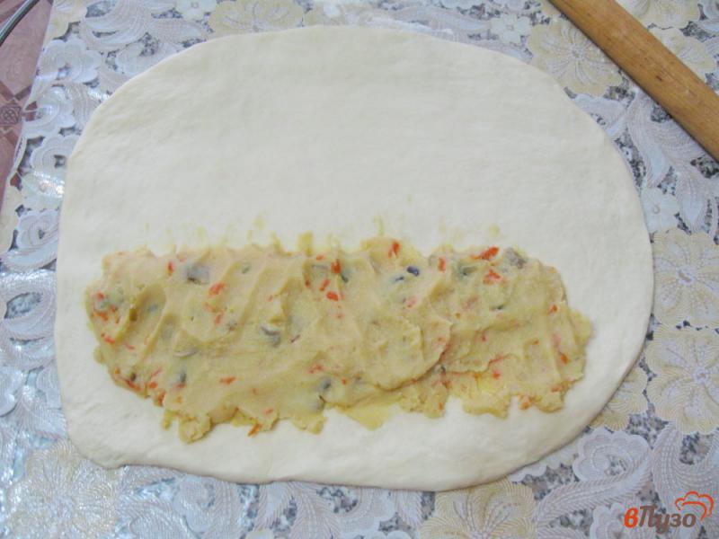 Фото приготовление рецепта: Пирог с горохом шаг №6