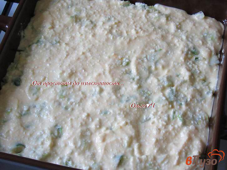 Фото приготовление рецепта: Творожная запеканка с капустой, кабачком и яйцом шаг №5