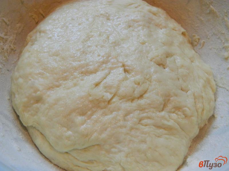 Фото приготовление рецепта: Закрытый пирог с квашеной капустой и грибами шаг №3