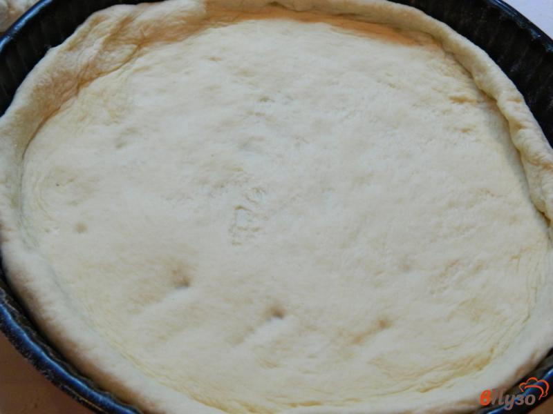Фото приготовление рецепта: Закрытый пирог с квашеной капустой и грибами шаг №6