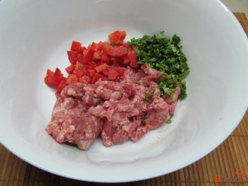 Фото приготовление рецепта: Котлеты из говядины с помидором и кинзой шаг №1