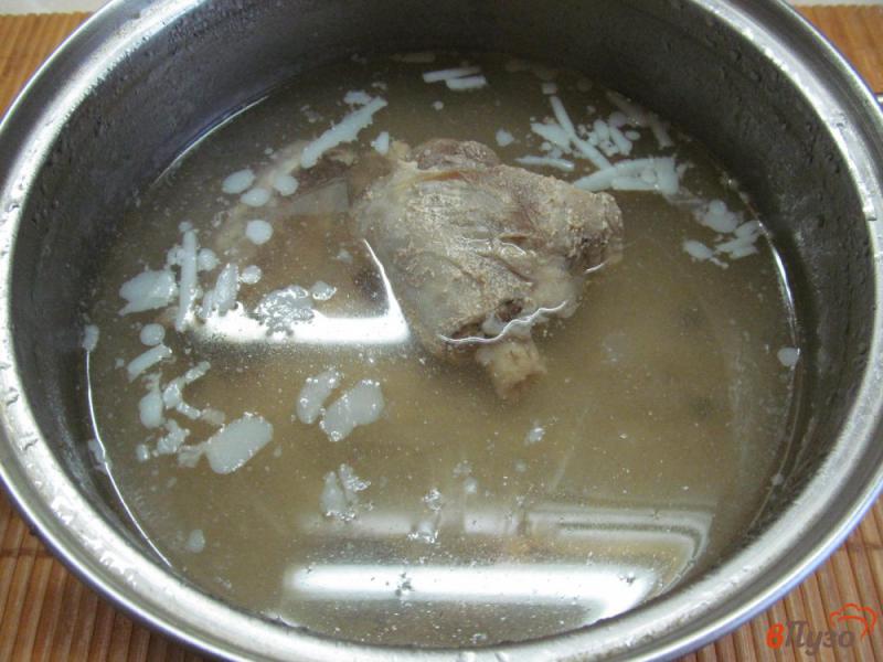 Фото приготовление рецепта: Суп с горчичными клецками шаг №3
