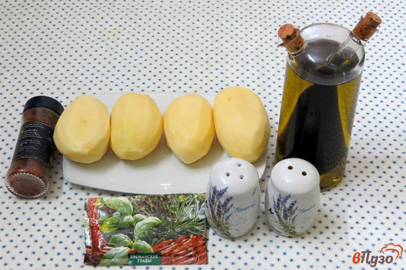 Фото приготовление рецепта: Картофель запеченный в микроволновке шаг №1