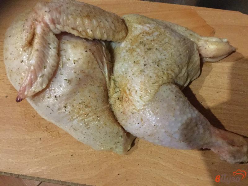 Фото приготовление рецепта: Курица с морковью и луком в рукаве шаг №4