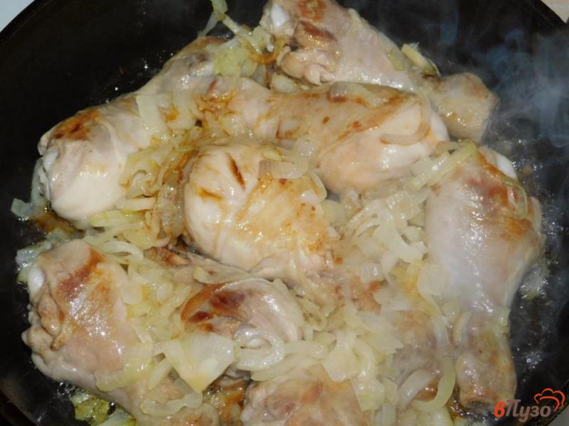 Фото приготовление рецепта: Куриные голени с апельсинами шаг №3