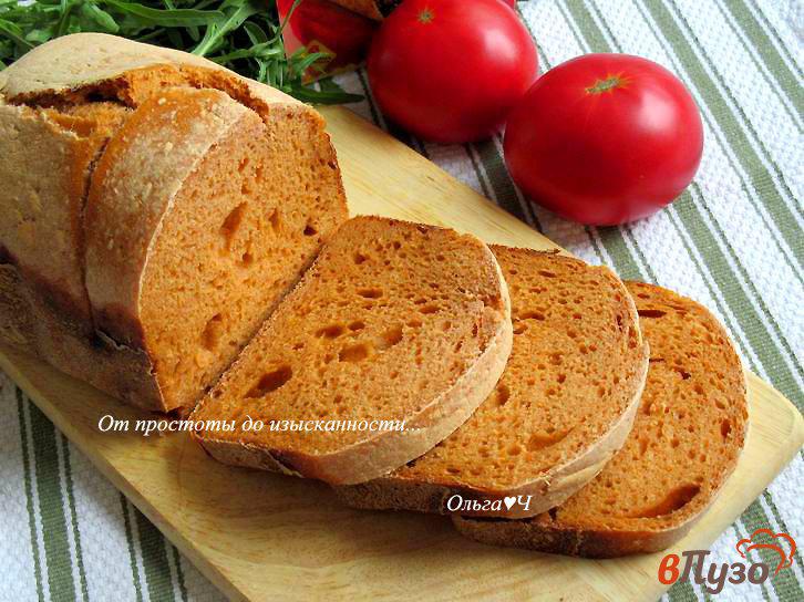 Фото приготовление рецепта: Томатный хлеб с приправой «Тако» шаг №4