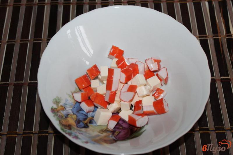 Фото приготовление рецепта: Салат « Домашний » с жареными грибами шаг №4