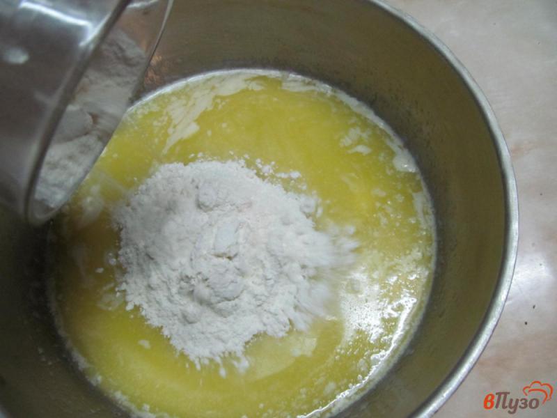 Фото приготовление рецепта: Пирожное с мандариновым кремом шаг №3