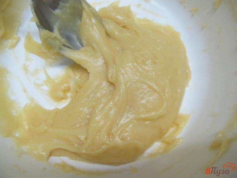 Фото приготовление рецепта: Пирожное с мандариновым кремом шаг №4