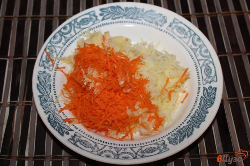 Фото приготовление рецепта: Котлеты из картофеля и моркови с начинкой или помидора и сыра шаг №2