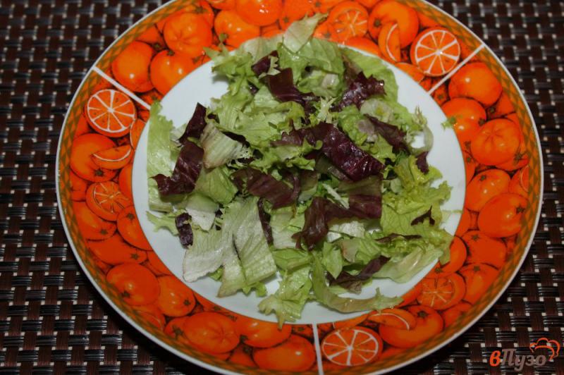 Фото приготовление рецепта: Микс салат со свеклой, свежими овощами и салатной моцареллой шаг №1