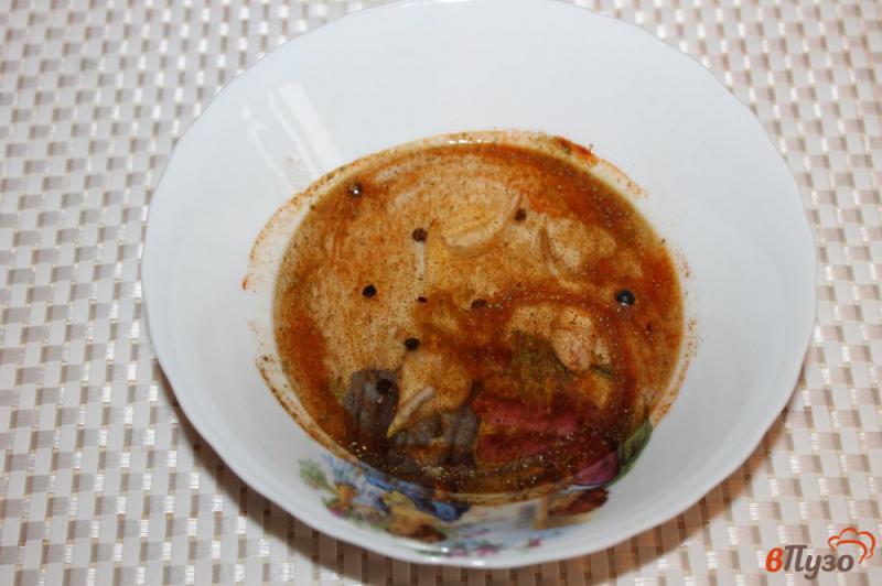Фото приготовление рецепта: Моцарелла в пряном маринаде на закуску шаг №3