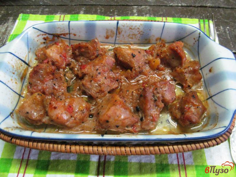Фото приготовление рецепта: Запеченное мясо в маринаде шаг №4