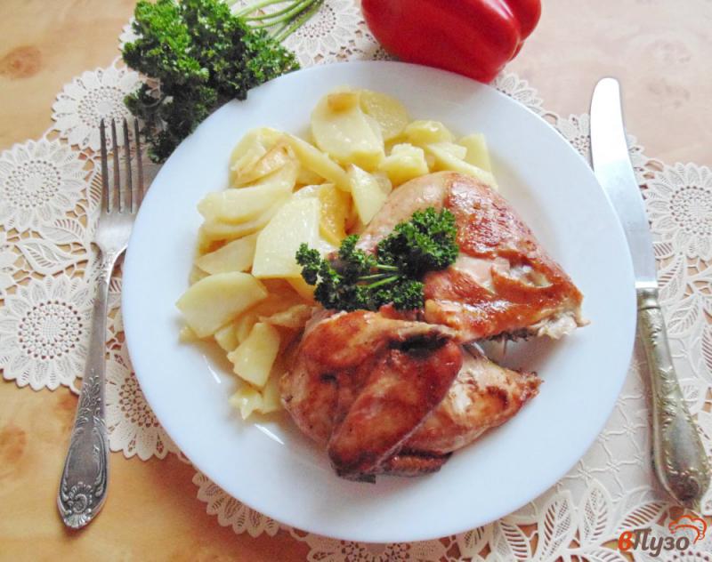 Фото приготовление рецепта: Курица в маринаде запеченная в духовке шаг №5