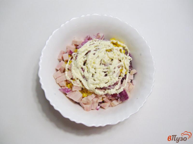 Фото приготовление рецепта: Салат из пурпурной пекинской капусты шаг №5