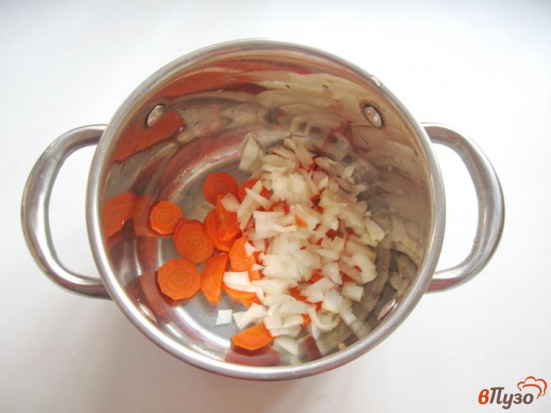 Фото приготовление рецепта: Суп с фрикадельками и фасолью шаг №1