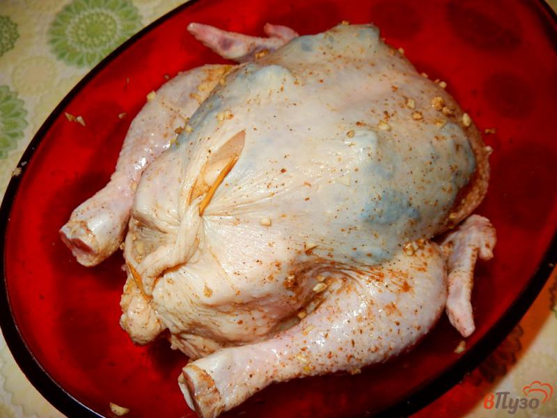 Фото приготовление рецепта: Курица с яблоками и черносливом шаг №5