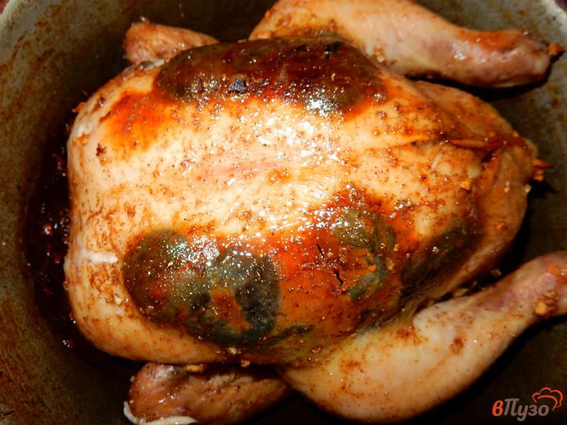 Фото приготовление рецепта: Курица с яблоками и черносливом шаг №8