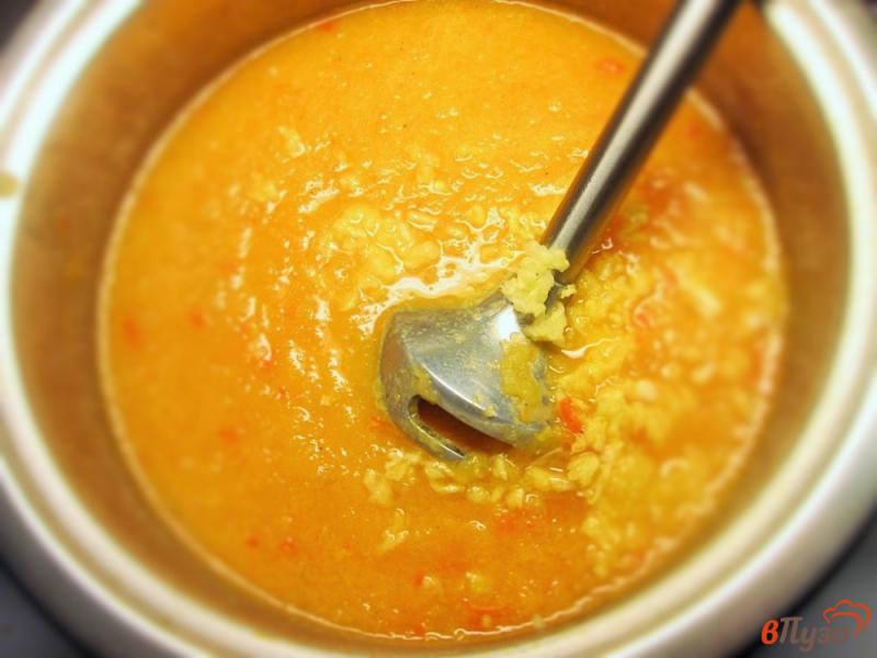 Фото приготовление рецепта: Горячий огуречный суп-поре шаг №8