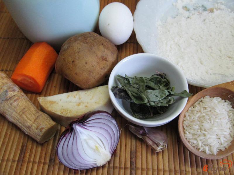 Фото приготовление рецепта: Чорба из сезонных овощей с кефирной заправкой шаг №1