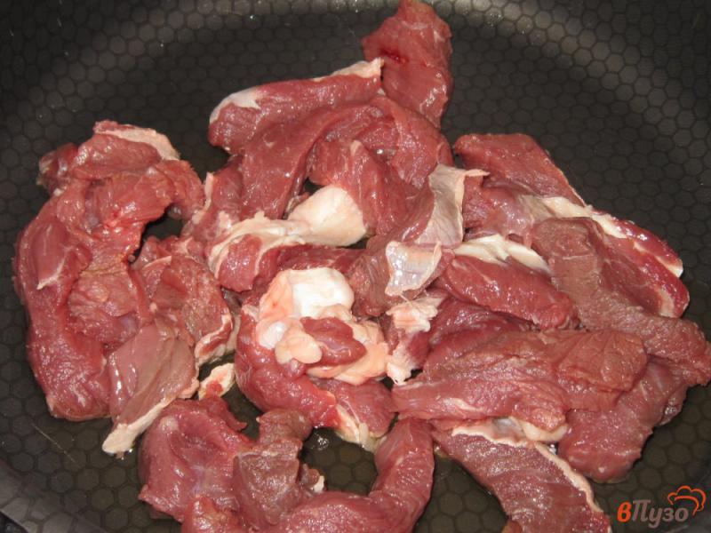 Фото приготовление рецепта: Рагу из говядины с овощами шаг №1