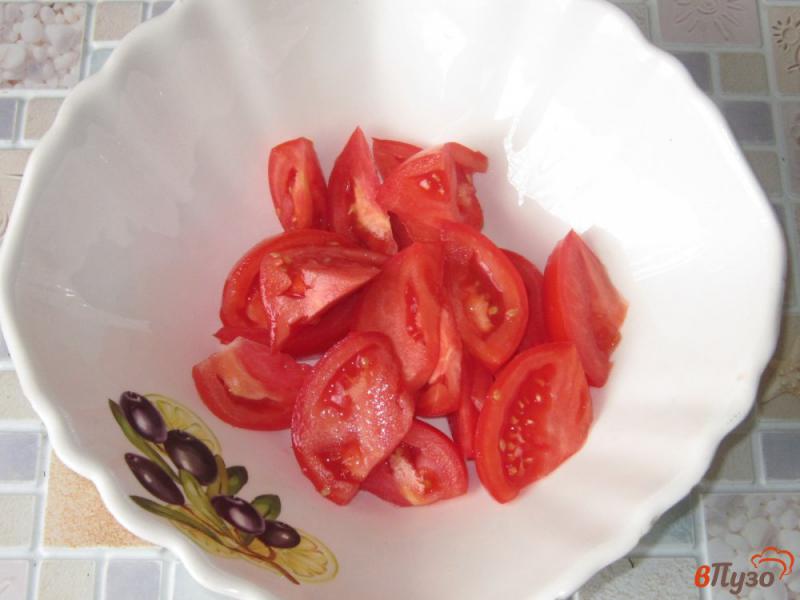 Фото приготовление рецепта: Салат овощной с маслинами шаг №1