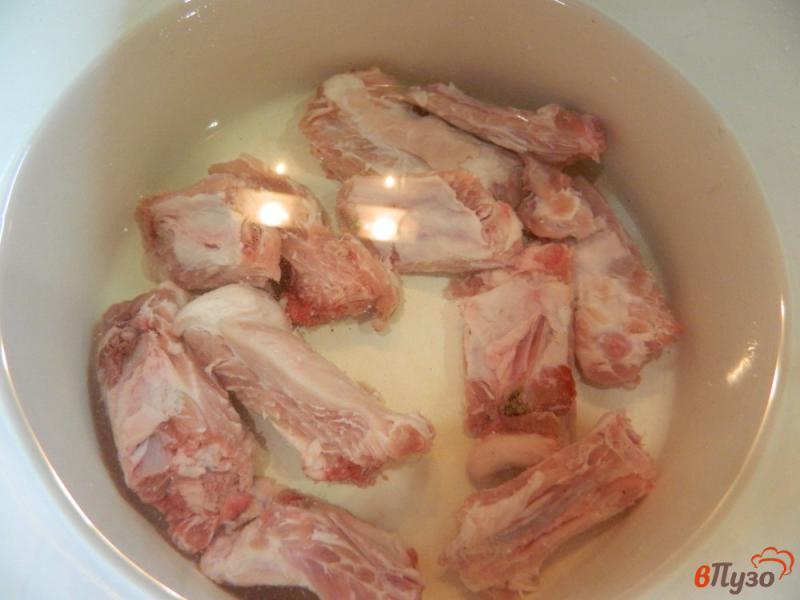 Фото приготовление рецепта: Картофельный суп со свиными ребрышками шаг №1