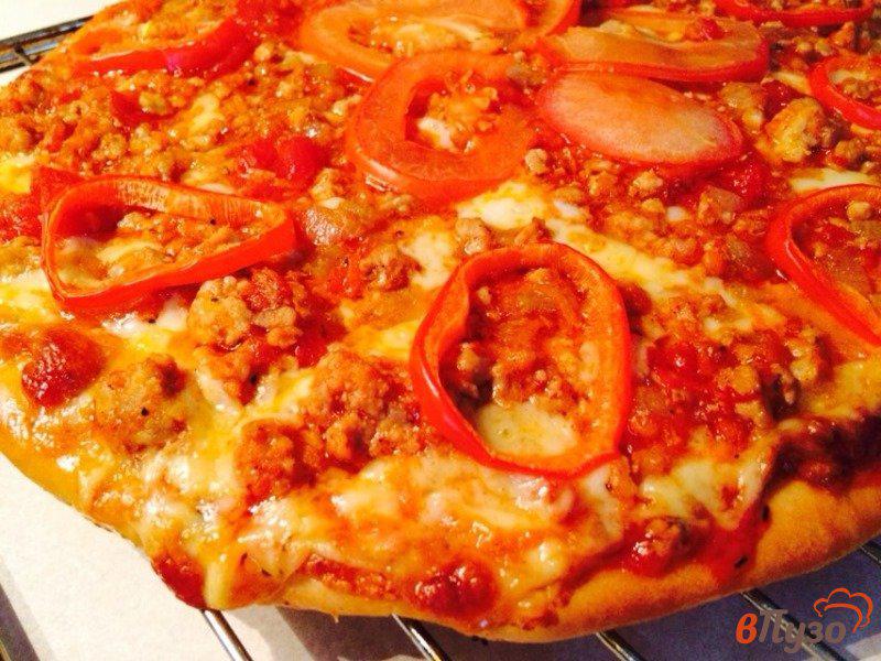 Фото приготовление рецепта: Пицца болоньеза шаг №11