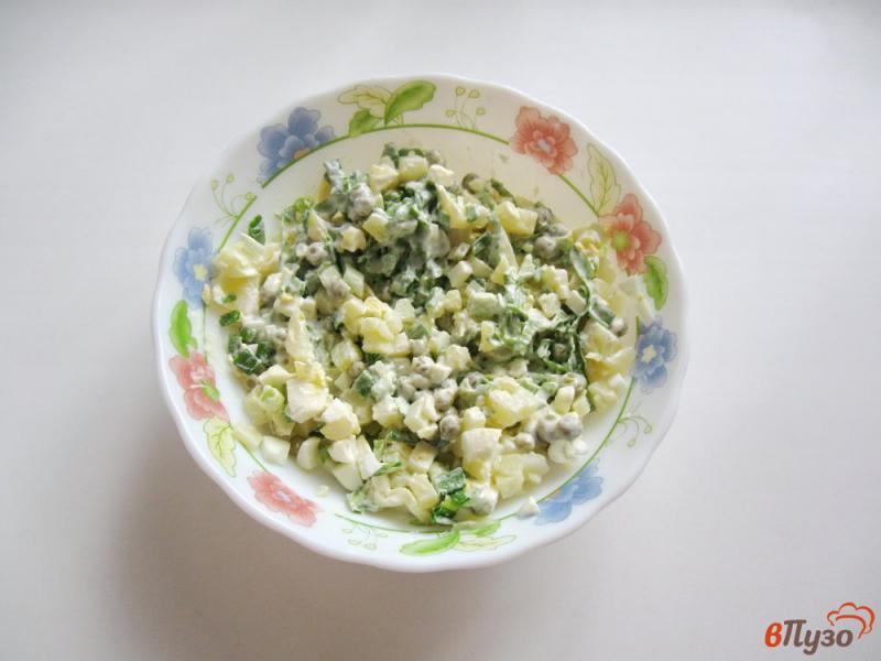 Фото приготовление рецепта: Зеленый картофельный салат шаг №7