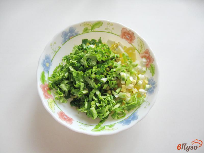 Фото приготовление рецепта: Зеленый картофельный салат шаг №5