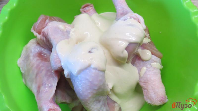 Фото приготовление рецепта: Куриные голени в соево-сметанном маринаде шаг №2