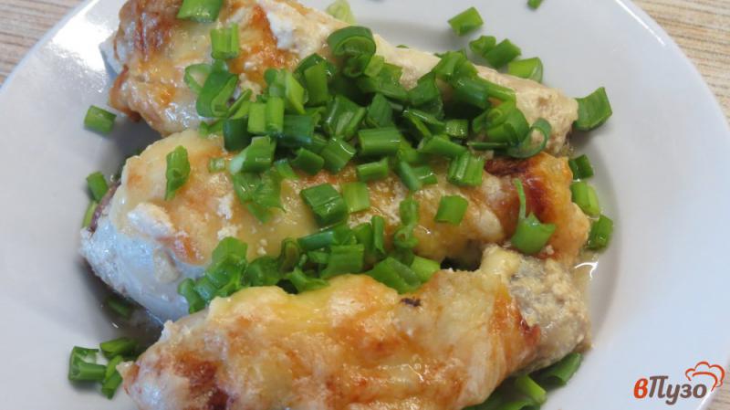 Фото приготовление рецепта: Куриные голени в соево-сметанном маринаде шаг №6