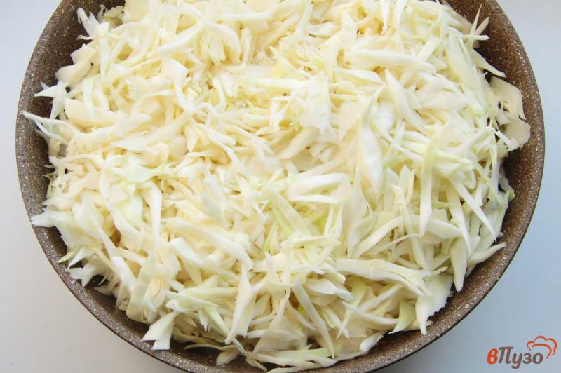 Фото приготовление рецепта: Начинка для пирожков из свежей капусты шаг №3