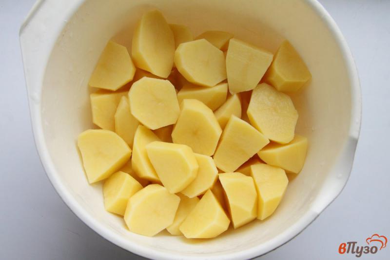 Фото приготовление рецепта: Картофель, запеченный в рукаве с тыквой шаг №1