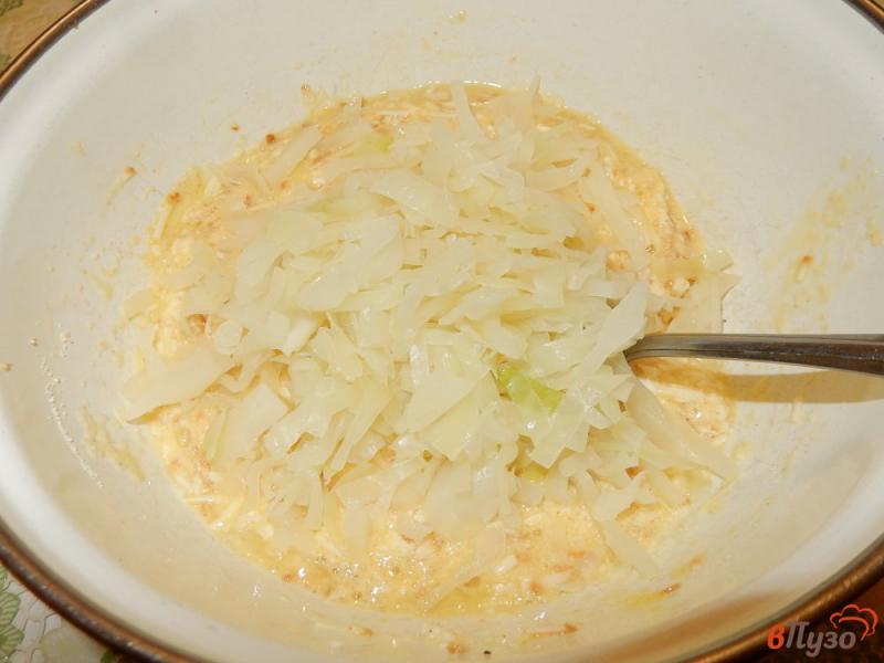 Фото приготовление рецепта: Запеканка сырно-капустная шаг №8