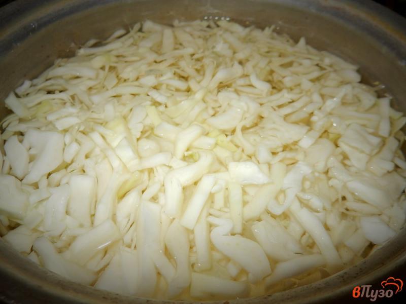 Фото приготовление рецепта: Запеканка сырно-капустная шаг №2