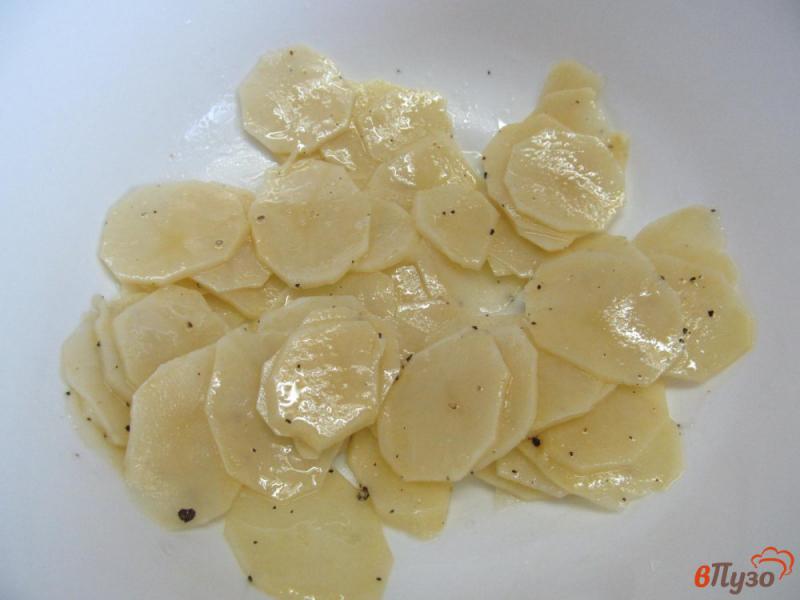 Фото приготовление рецепта: Запеканка из картофеля с беконом под хрустящей корочкой шаг №1