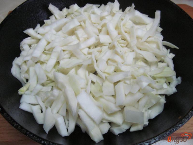 Фото приготовление рецепта: Теплый капустный салат шаг №1