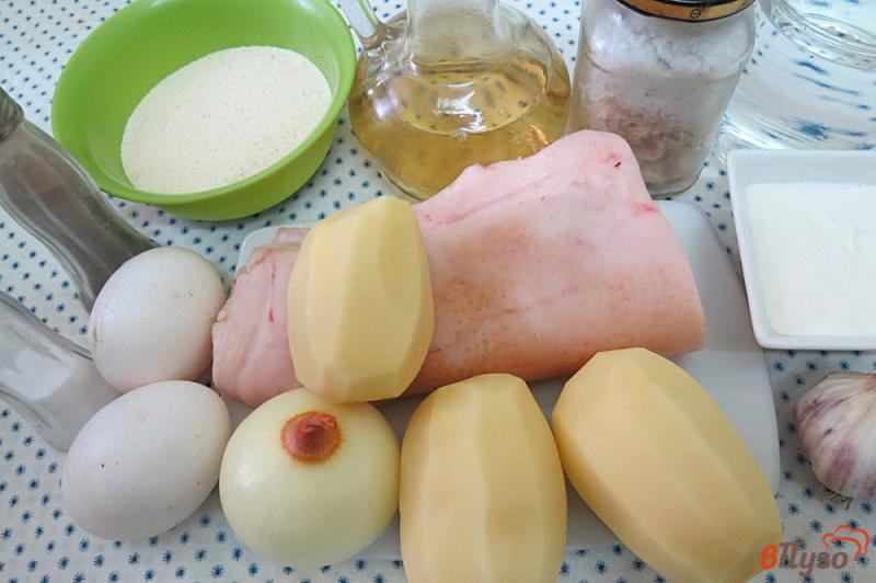 Фото приготовление рецепта: Колбаса картофельная шаг №1