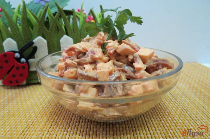 Фото приготовление рецепта: Салат из маринованной свеклы с карри шаг №6