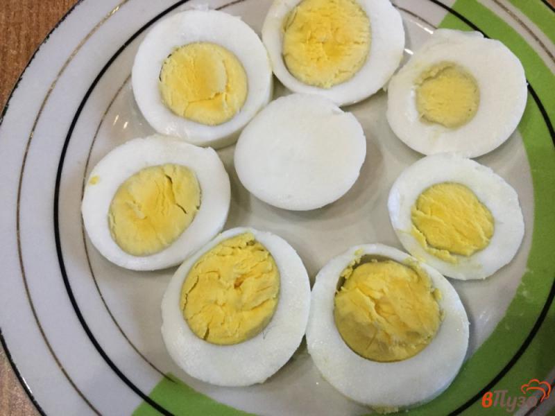 Фото приготовление рецепта: Яйца закусочные шаг №3