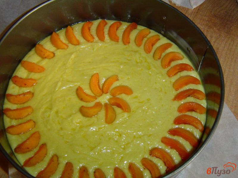 Фото приготовление рецепта: Абрикосовый пирог шаг №6