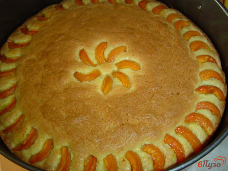 Фото приготовление рецепта: Абрикосовый пирог шаг №7