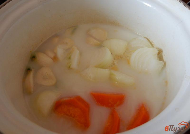 Фото приготовление рецепта: Овощной суп - пюре шаг №5