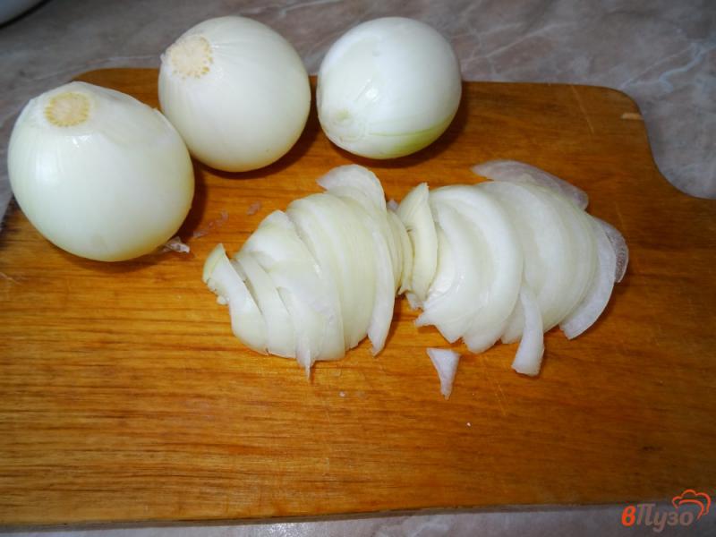Фото приготовление рецепта: Курица в соусе терияки с луком шаг №4