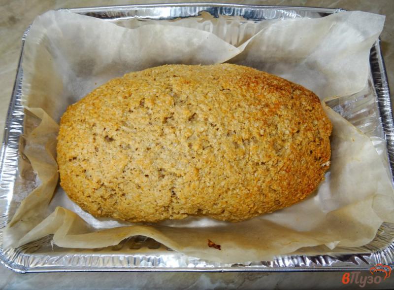 Фото приготовление рецепта: Хлеб из овсяных отрубей шаг №9