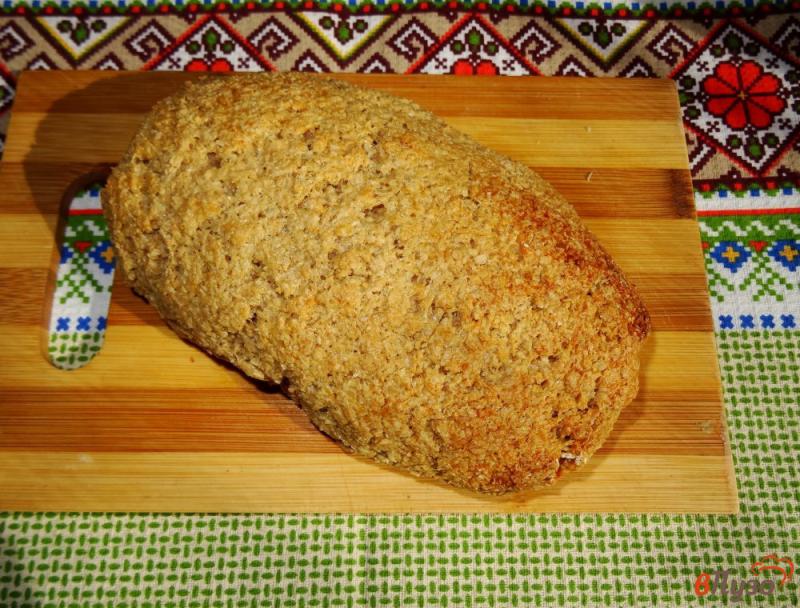 Фото приготовление рецепта: Хлеб из овсяных отрубей шаг №10